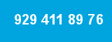 929 411 89 76 929 411 89 76